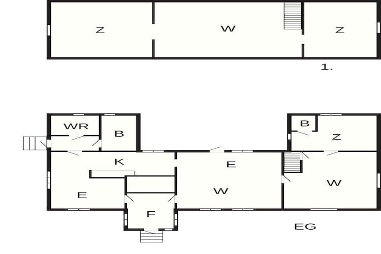 Vakantiehuis met 3 slaapkamers en sauna-Plattegrond