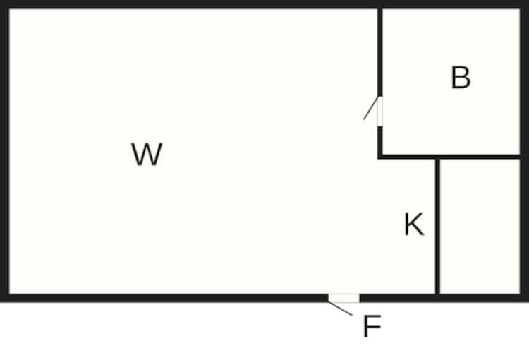 2 Personen vakantie huis in BORRBY-Plattegrond