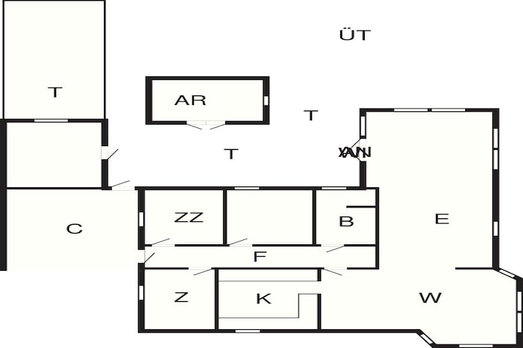 7 Personen Ferienhaus in Væggerløse-Grundriss