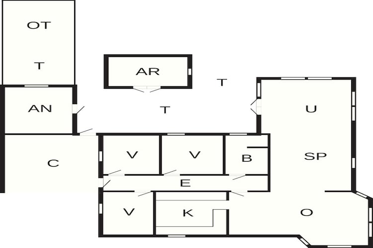7 Personen Ferienhaus in Væggerløse-Grundriss