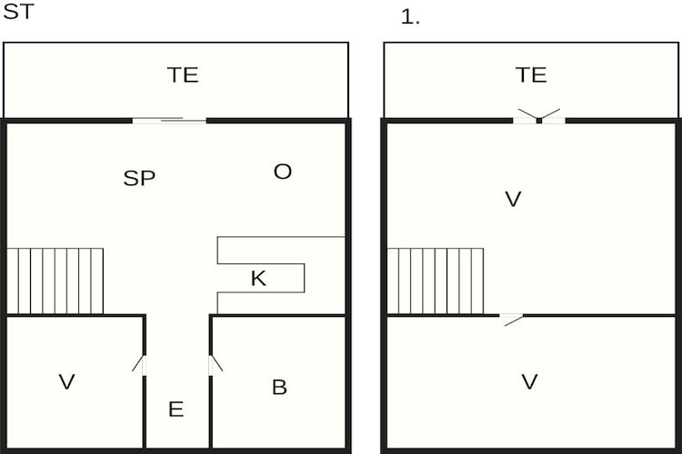 4 sterren vakantie huis in Rudkøbing-Plattegrond