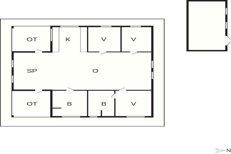 4 sterren vakantie huis in Fårvang-Plattegrond