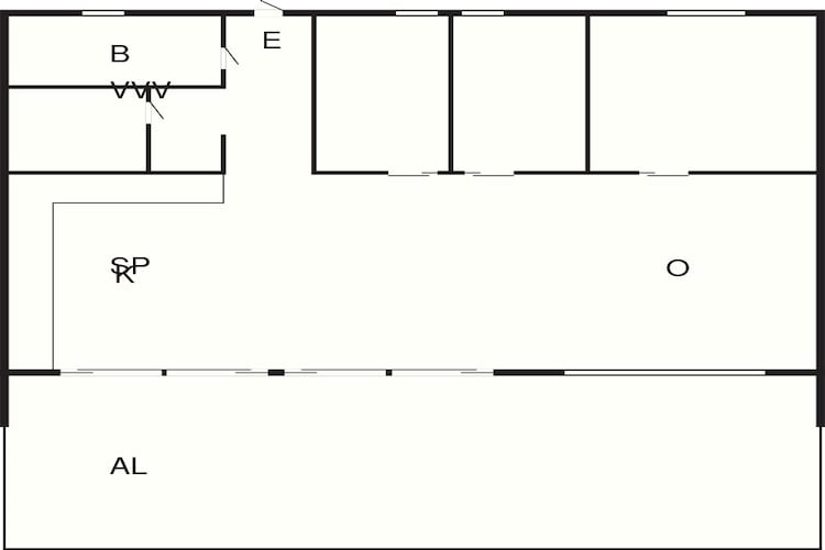 5 star holiday home in Löttorp-Floor plan