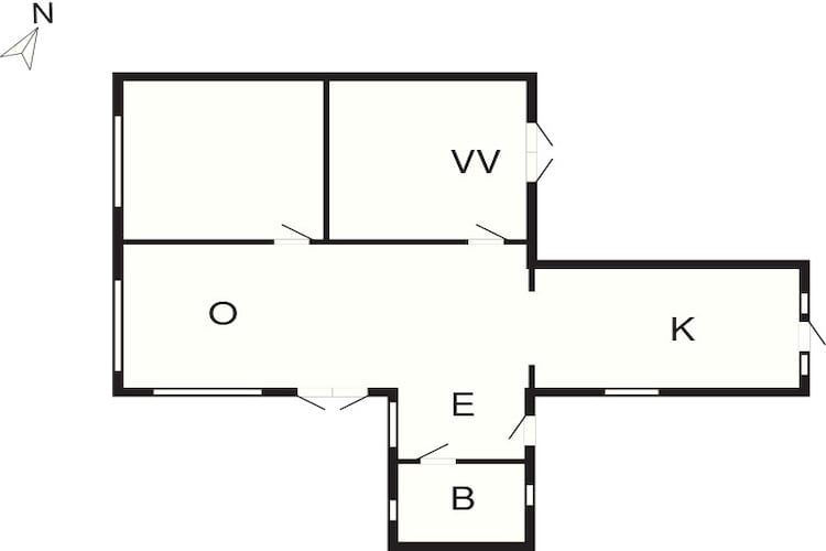 4 star holiday home in Eskebjerg-Floor plan