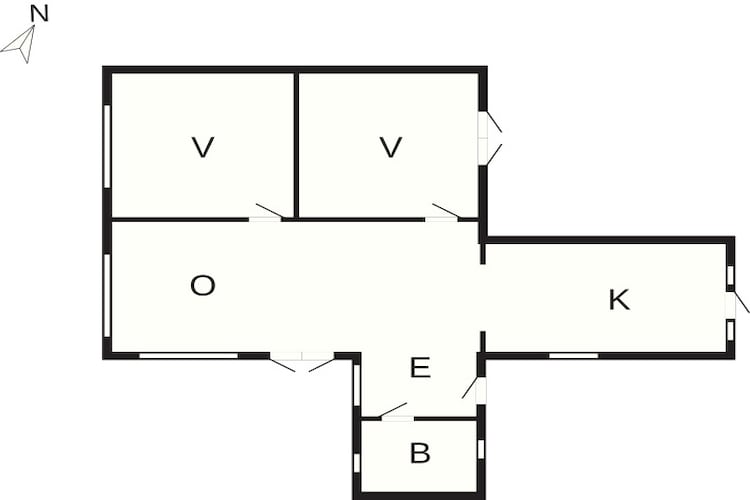 4 sterren vakantie huis in Eskebjerg-Plattegrond