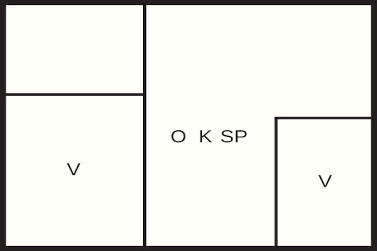 3 Personen vakantie huis in lyngdal-Plattegrond