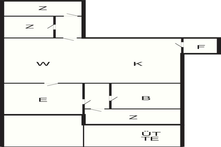 4 etoiles maison de vacances a Hals-Plan d'étage
