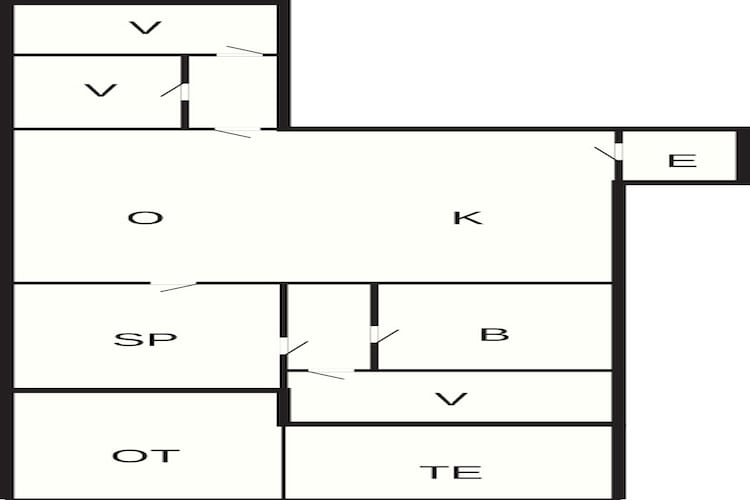 4 sterren vakantie huis in Hals-Plattegrond