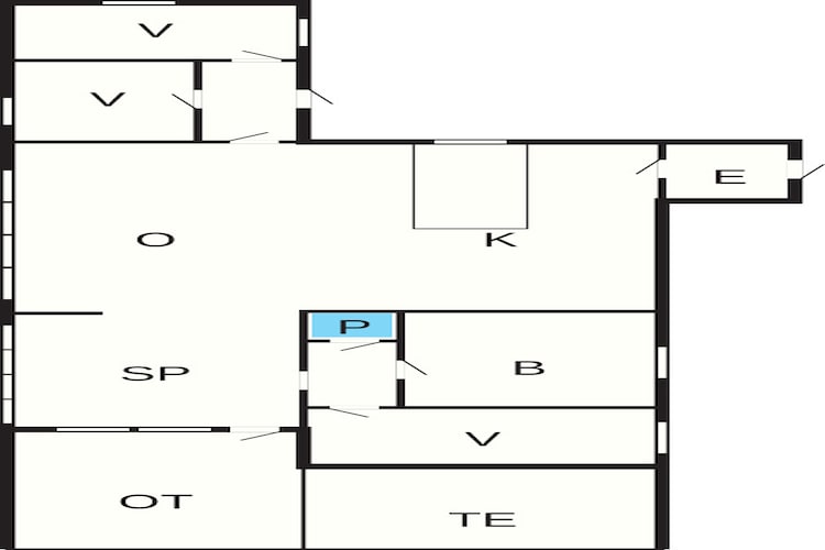 4 sterren vakantie huis in Hals - Plattegrond