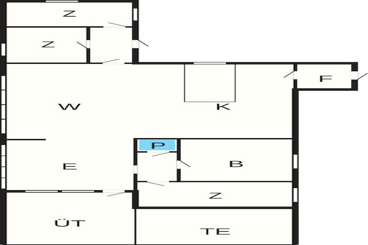 4 sterren vakantie huis in Hals - Plattegrond