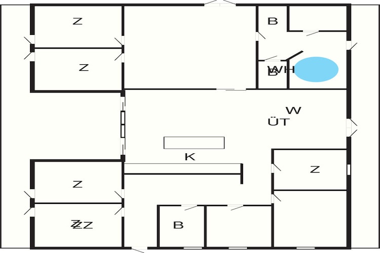 5 star holiday home in Ebeltoft-Floor plan