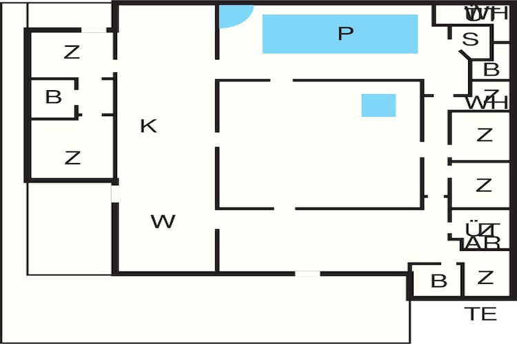 5 etoiles maison de vacances a Glesborg-Plan d'étage