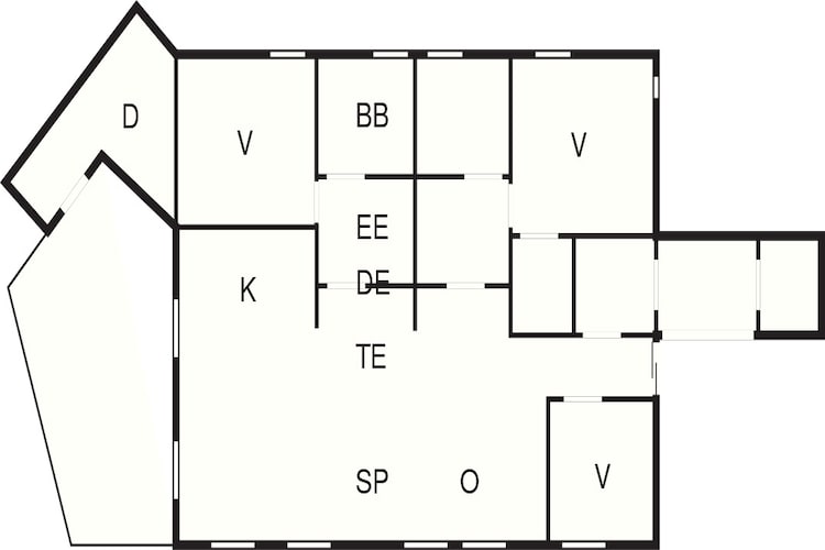 8 person holiday home in Hemsedal-Floor plan