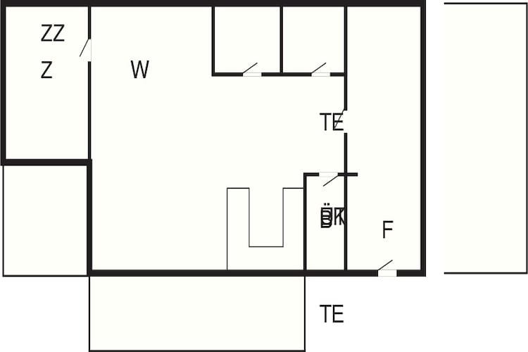 6 Personen Ferienhaus in Pandrup-Grundriss