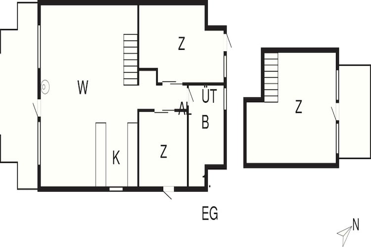 6 Personen Ferienhaus in Idestrup-Grundriss