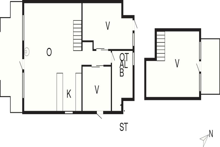 6 Personen Ferienhaus in Idestrup-Grundriss