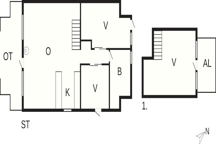 6 Personen vakantie huis in Idestrup-Plattegrond