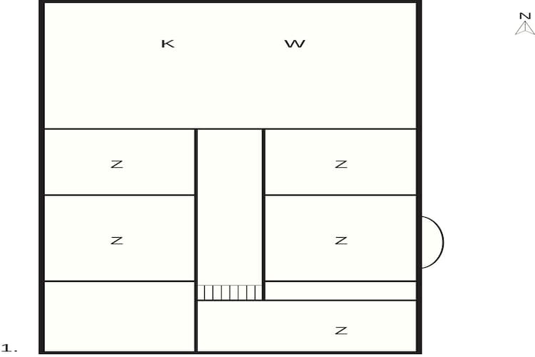 4 sterren vakantie huis in Dybvad-Plattegrond