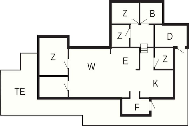 9 Personen vakantie huis in Søndeled-Plattegrond