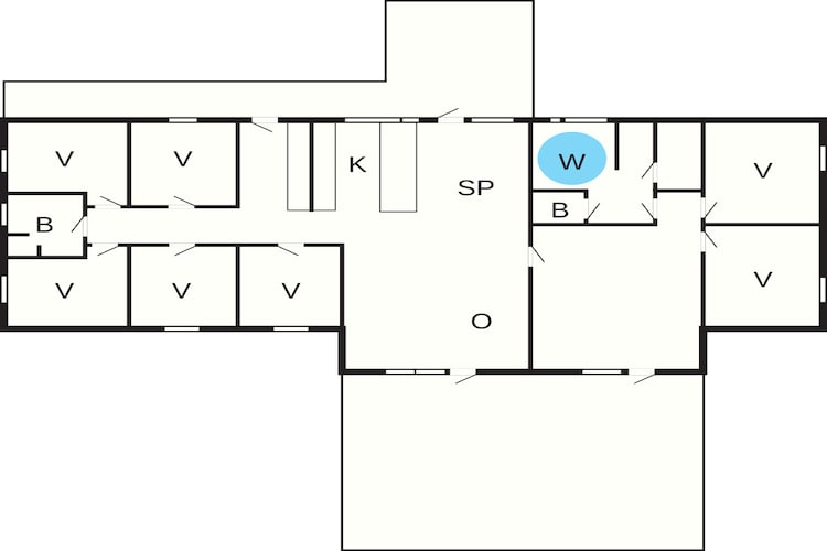 5 star holiday home in Grenaa-Floor plan
