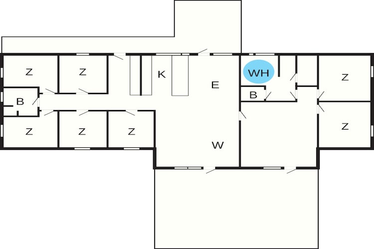 5 star holiday home in Grenaa-Floor plan