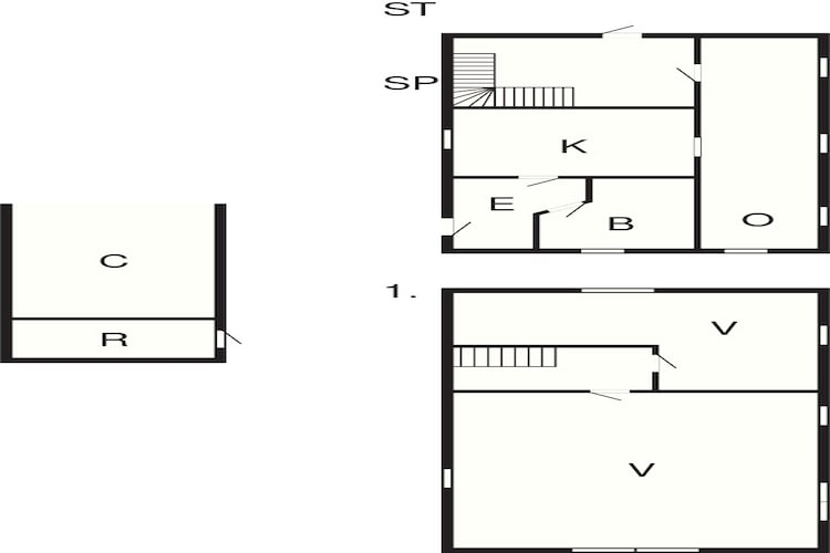 5 Personen Ferienhaus in Snedsted-Grundriss