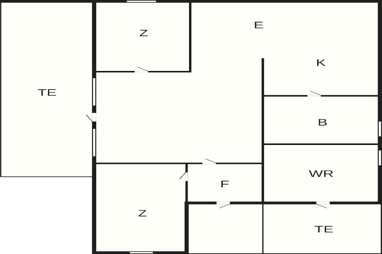 5 Personen vakantie huis in Røros-Plattegrond