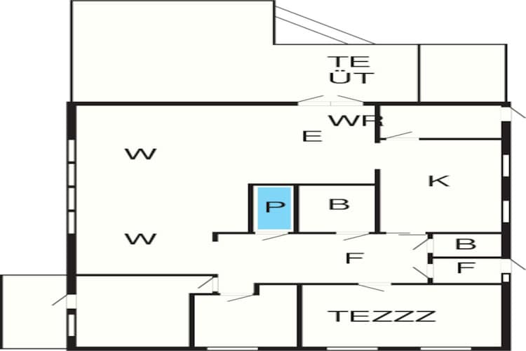 7 Personen Ferienhaus in Molde-Grundriss