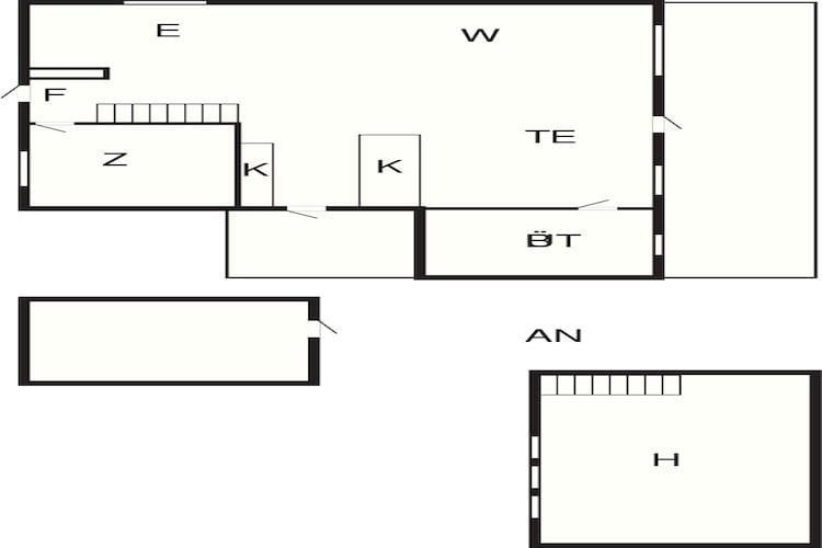 6 Personen Ferienhaus in Idestrup-Grundriss