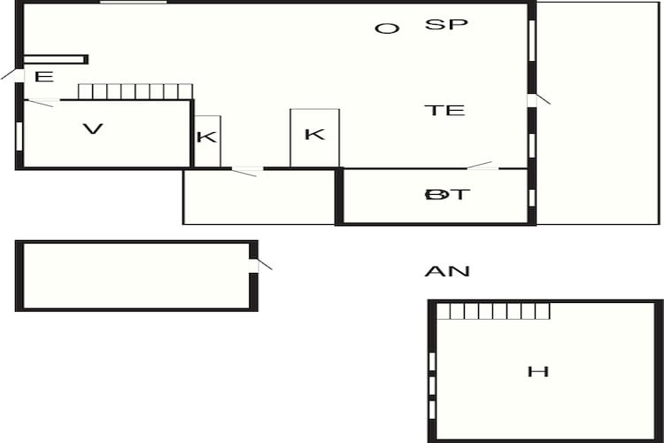 6 Personen Ferienhaus in Idestrup-Grundriss