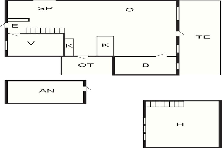 6 Personen vakantie huis in Idestrup-Plattegrond
