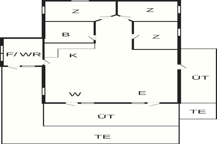 4 sterren vakantie huis in Spøttrup-Plattegrond