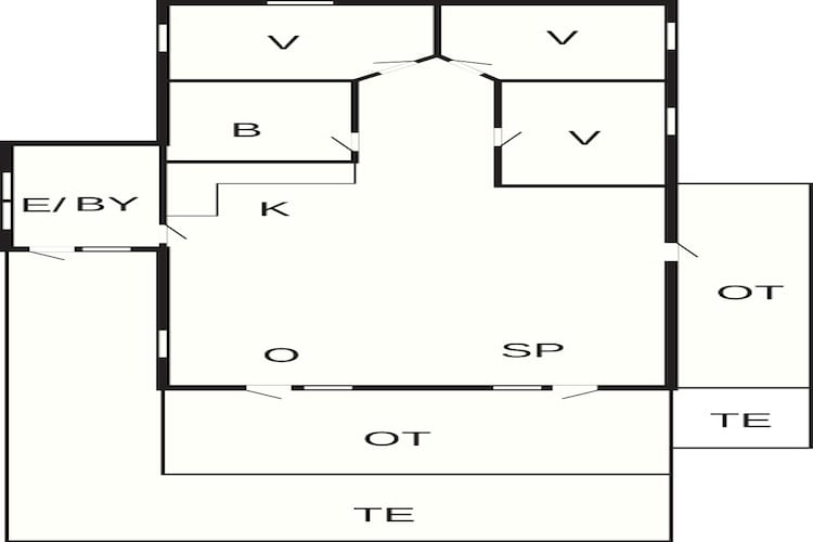 4 sterren vakantie huis in Spøttrup-Plattegrond