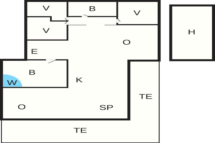 5 sterren vakantie huis in Løkken-Plattegrond