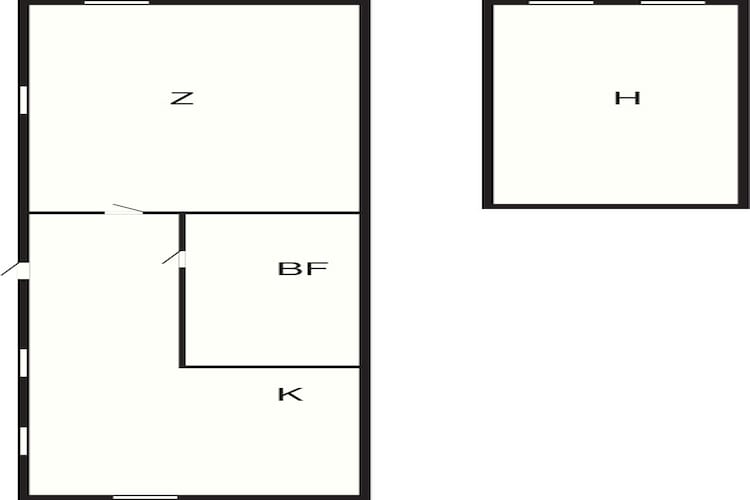 6 Personen Ferienhaus in KODE-Grundriss