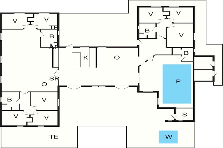 5 star holiday home in Løkken-Floor plan