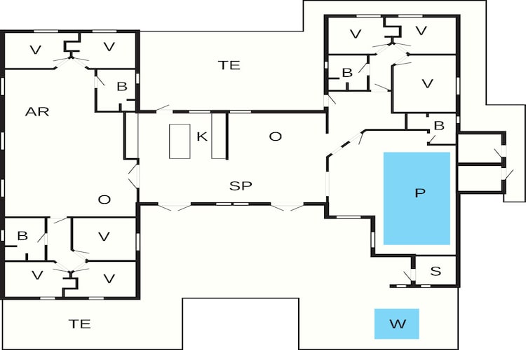 5 sterren vakantie huis in Løkken-Plattegrond