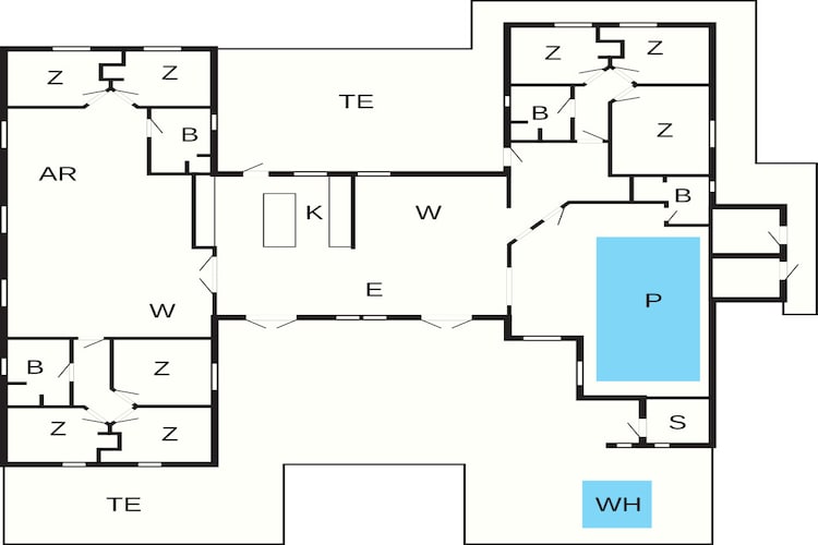 5 sterren vakantie huis in Løkken-Plattegrond