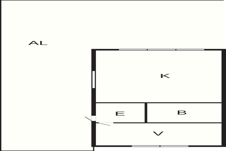 Rustig eilandretraite op Hono - Plattegrond