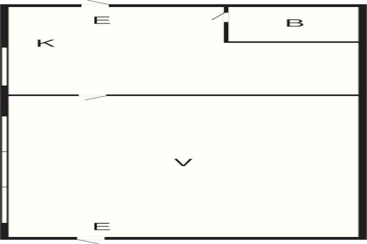 Maison de vacances pour 2 a KäRNA-Plan d'étage