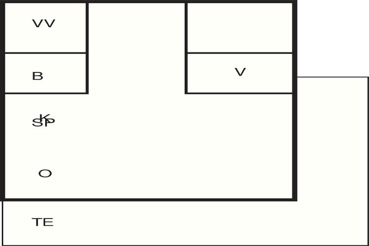 6 Personen vakantie huis in Ebeltoft-Plattegrond
