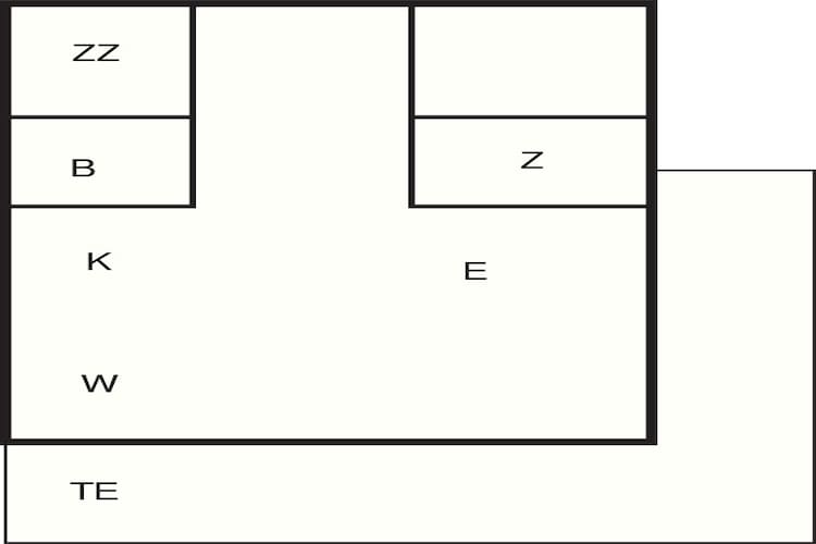 6 Personen vakantie huis in Ebeltoft-Plattegrond