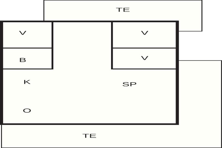 6 Personen vakantie huis in Ebeltoft-Plattegrond