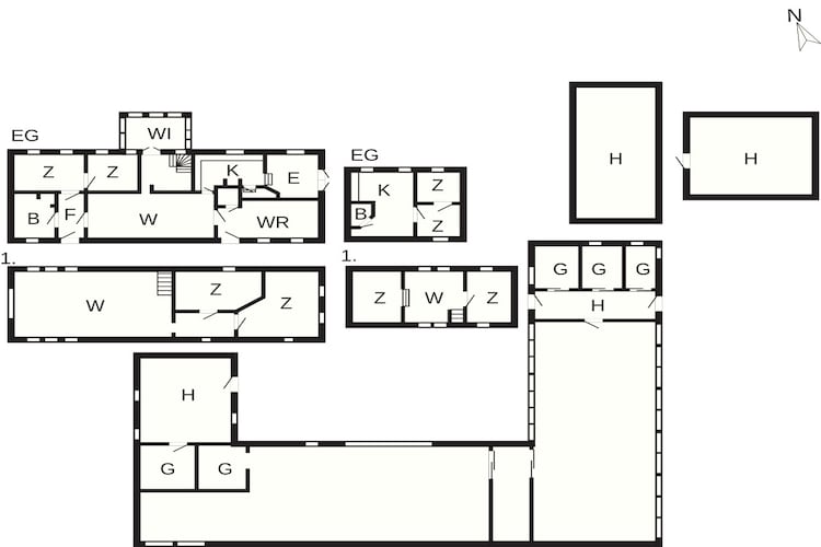 4 Sterne Ferienhaus in Hornsyld - Grundriss