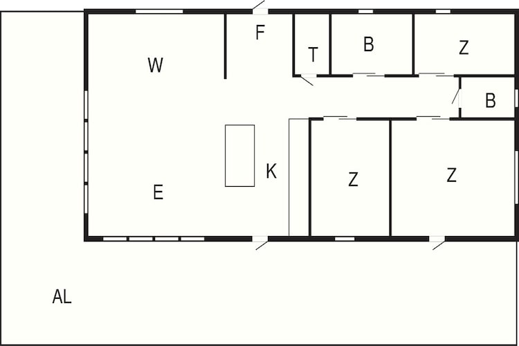 5 Sterne Ferienhaus in LOFTAHAMMAR-Grundriss