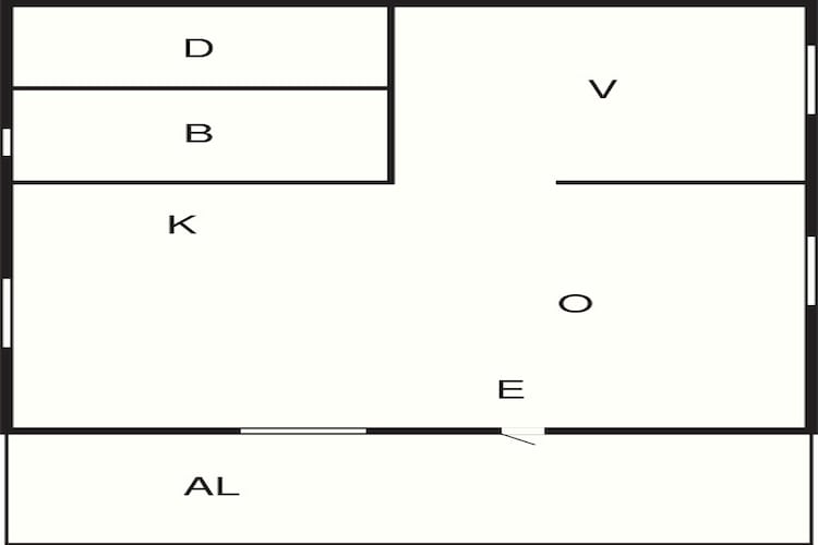 Maison de vacances pour 3 a ÖDSMÅL-Plan d'étage