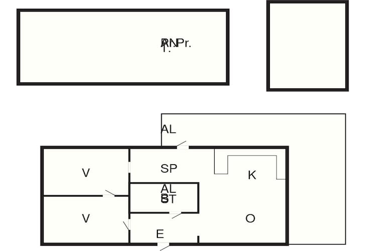 4 Sterne Ferienhaus in SKIVART-Grundriss