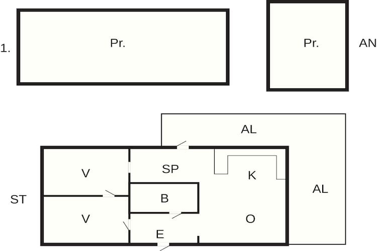 4 sterren vakantie huis in SKIVART-Plattegrond