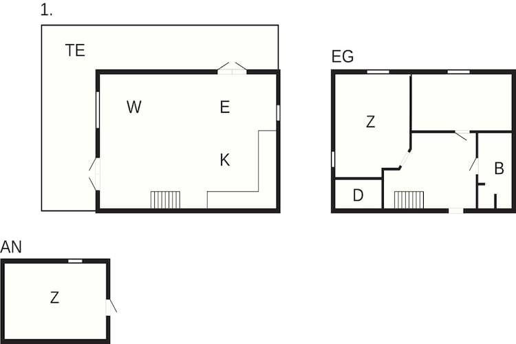 6 Personen vakantie huis in Grenaa-Plattegrond