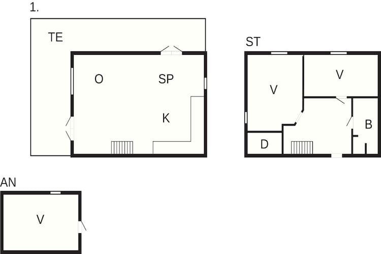 6 Personen vakantie huis in Grenaa-Plattegrond